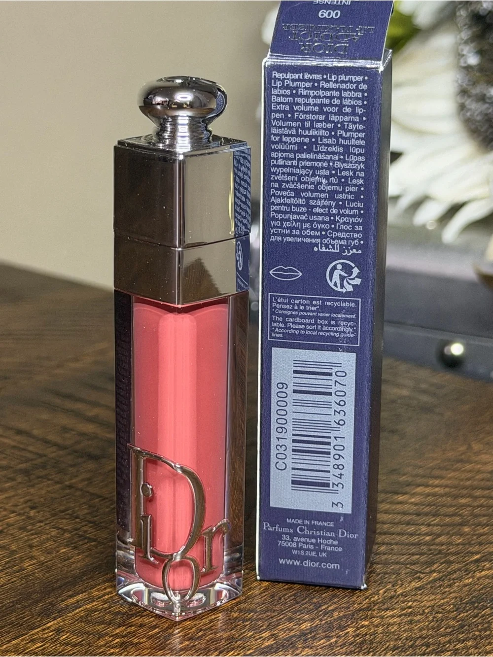 009 Intense Rosewood-Dior Addict Lip Maximizer Gloss —